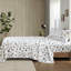 Très grand drap 4 pièces, 100% flanelle de coton, simple / double pour matelas de 12 po, grand / très grand / 14 po de profondeur de matelas