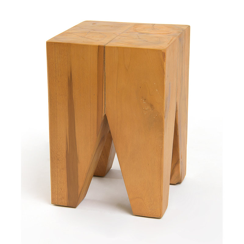 Solid Wood Accent Stool