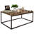Industrial-Style Coffee Table with Removable Serving Tray