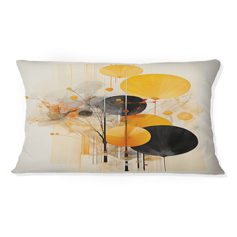 Coussin décoratif asiatique Asian Art Seashell Sumi