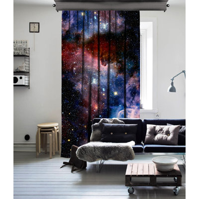 Rideau en polyester Emmetta