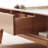 47.24" Burlywood Solid Wood Rectangular Coffee Table