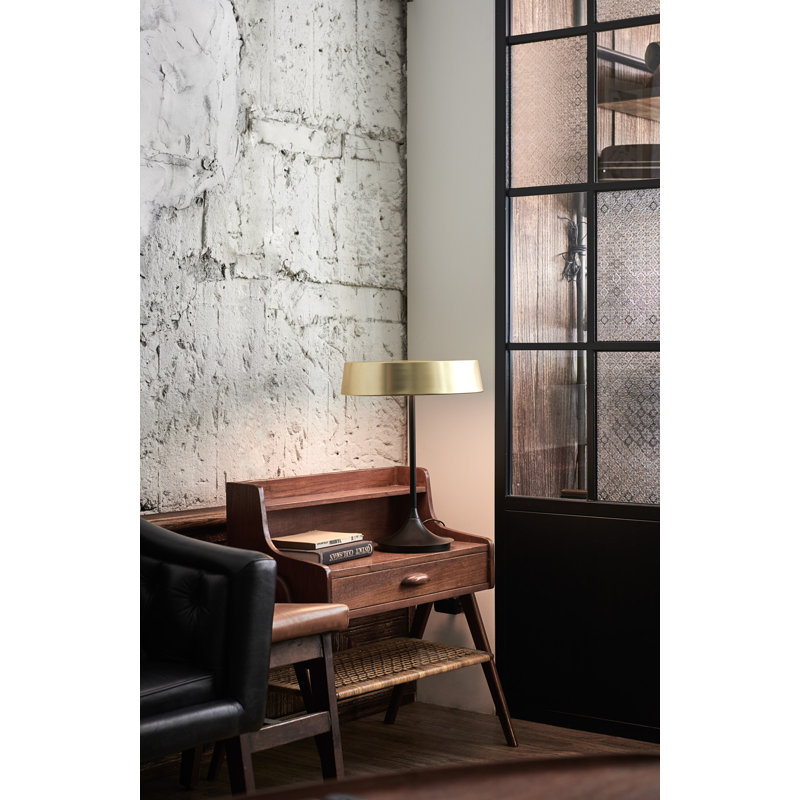 Desk Table Lamp, Matte Brass