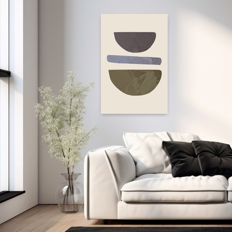 Art contemporain contemporain abstrait, H 36 po x l 24 po
