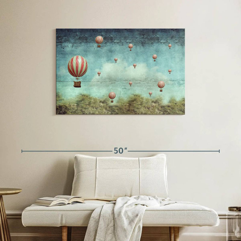 Montgolfières de style rétro Mehar, H 26 po x l 39 po
