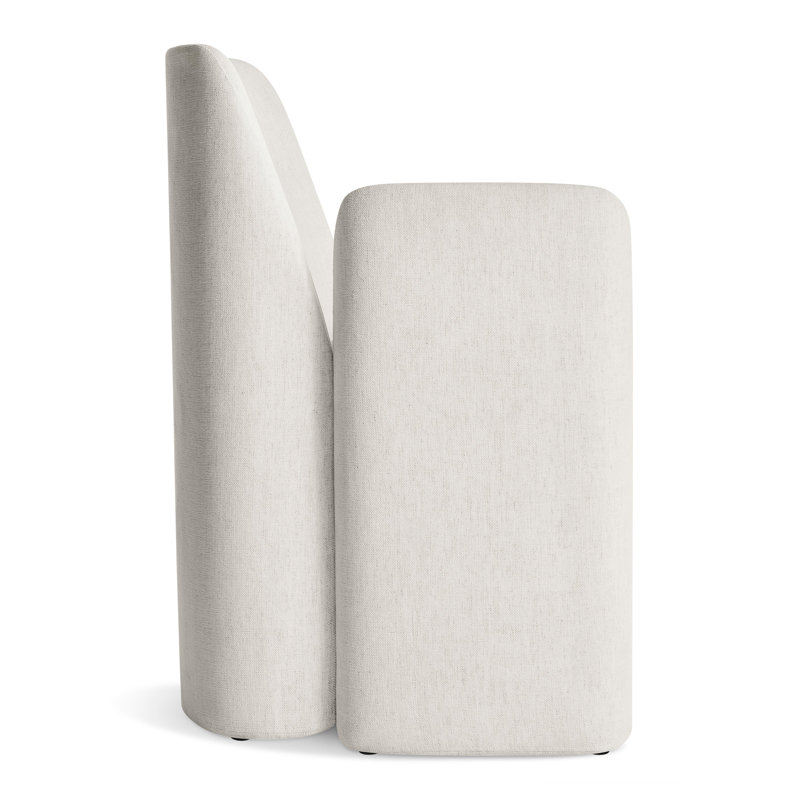 Chaise de salle à manger entre parenthèses, Mélange de polyester os Sylvan