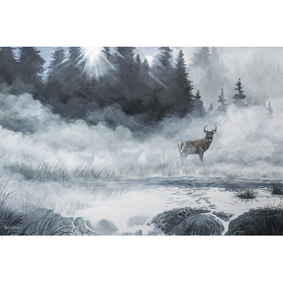 Deer Path III - Wrapped Canvas Painting