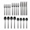 Oneida Dean Satin Champagne 20 Piece Flatware Set