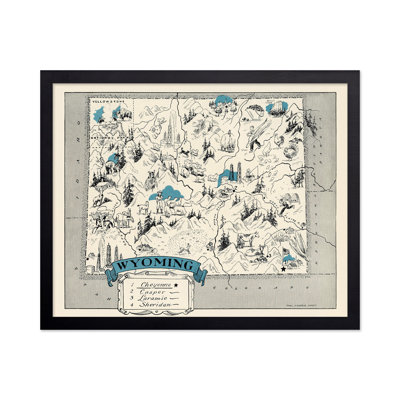 Wyoming Pictorial Map