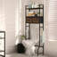 Armoire de rangement pour toilette avec tiroirs en tissu, convenant à la plupart des salles de bain-584569632-591811988