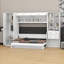 Lit escamotable Murphy avec placard, tiroirs et tablettes-978487517-978487516