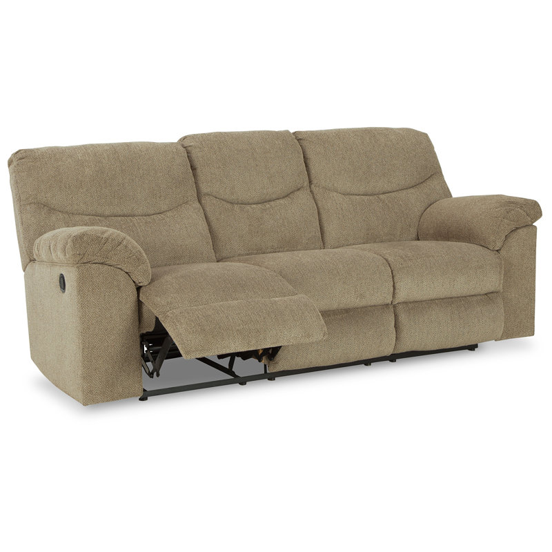 Canapé inclinable, causeuse et fauteuil inclinable Alfons, Brun