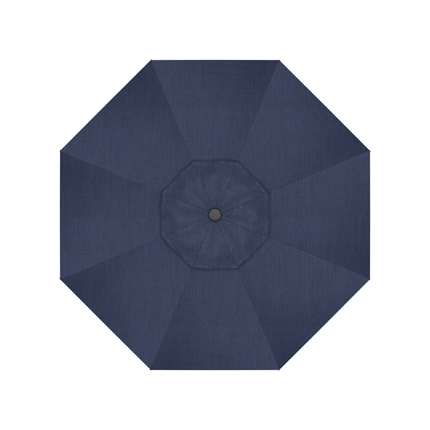 90'' Outdoor Umbrella, Navy Blue- Olefin, Olefin, Black