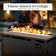 Phenice 9 - Person Wicker Outdoor Patio Conversation Furniture Sectional Set with Fire Pit Table