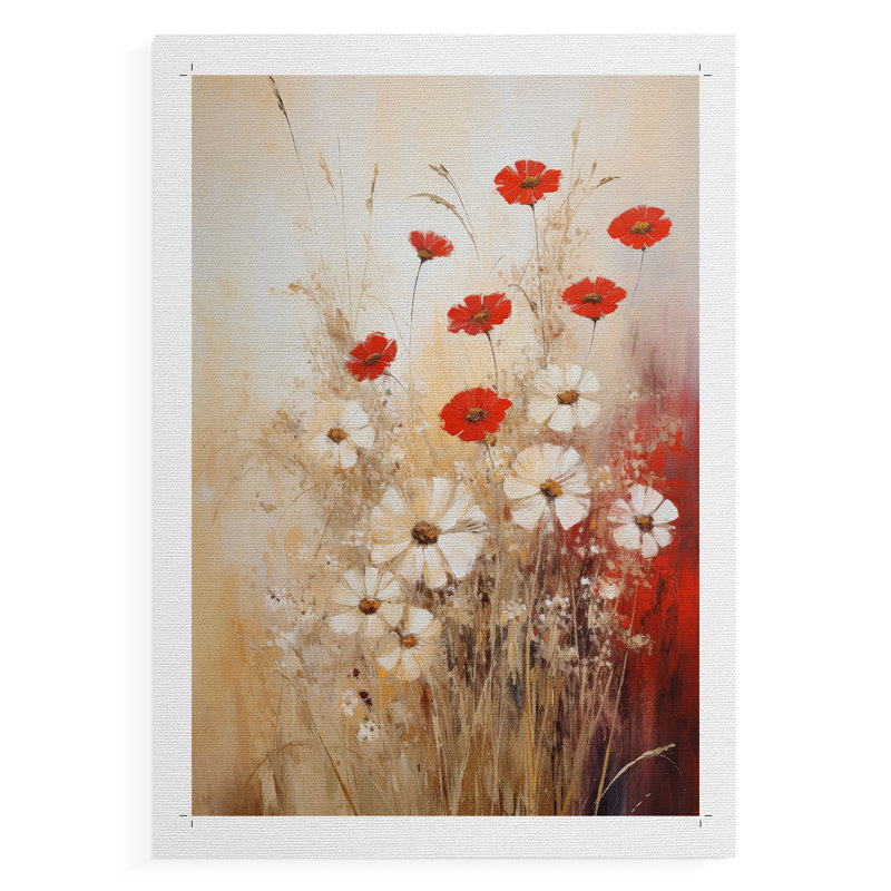 FLORAL Series CECI - Impression sur toile seulement - NON CADRE, H 48 po x l 32 po