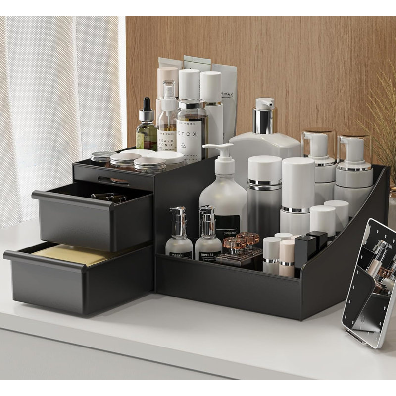 Polypropylene Makeup Organiser, Black