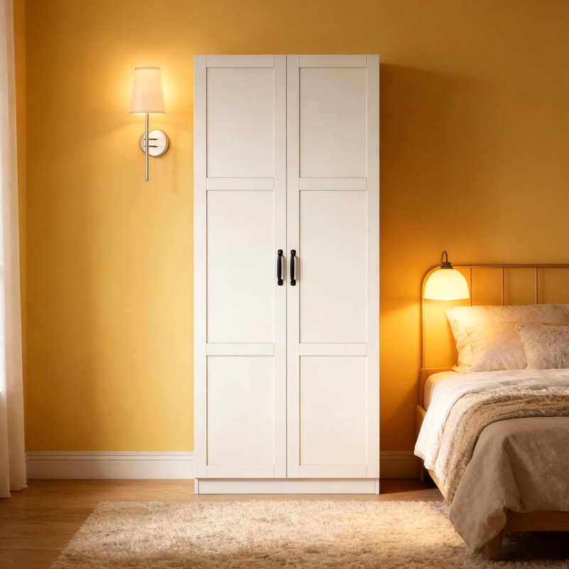 Armoire haute, armoire de salle de bain, armoire de cuisine haute, Blanc