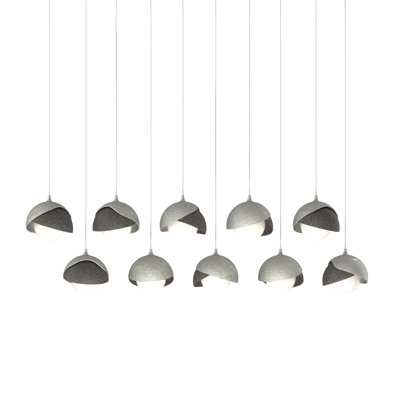 Brooklyn 10 - Light Double Shade Linear Pendant
