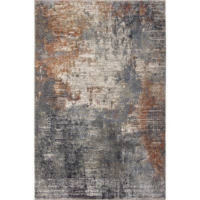 Andiel Abstract Flat Weave Area Rug