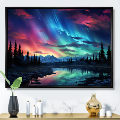 Lumière polaire Canada III sur toile
