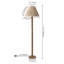 Lampe sur pied DEL en résine plissée 61,5 po Wren