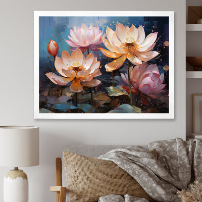 Fleurs de lotus de la pureté I - impressions sur toile de lotus