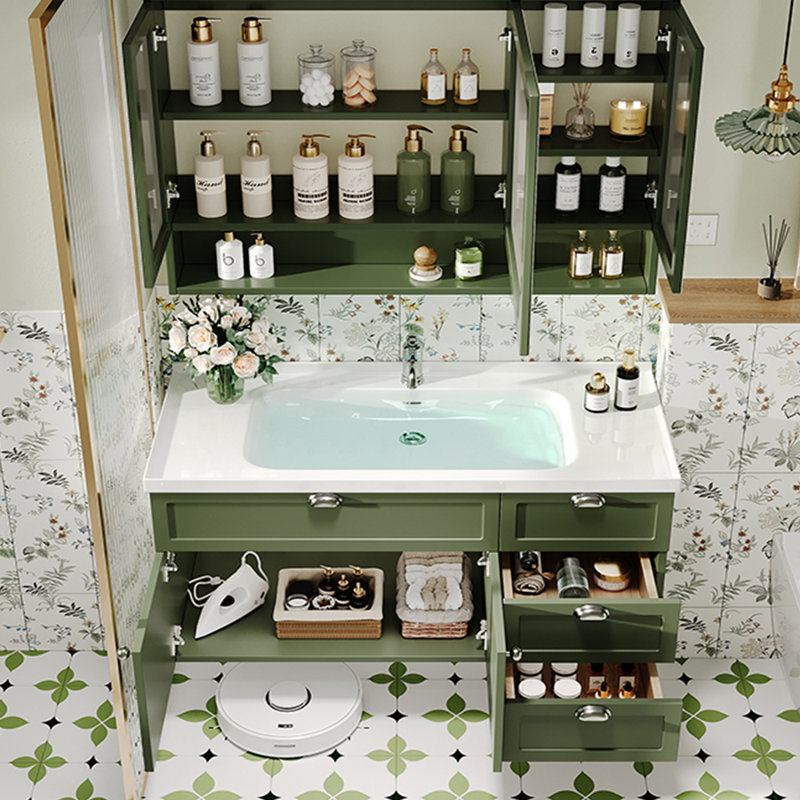 French simple high-end style bathroom cabinet