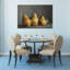 «Three Pears Classic Elegant Rustic Fruit», art mural-129001510