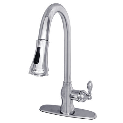 Kingston Brass American Classic Single-Handle Pull-Down Kitchen Faucet