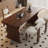 Tan Rectangular Manufactured Wood desk-109304921