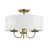 Lampert Linen Blend Semi Flush Mount-1096026152
