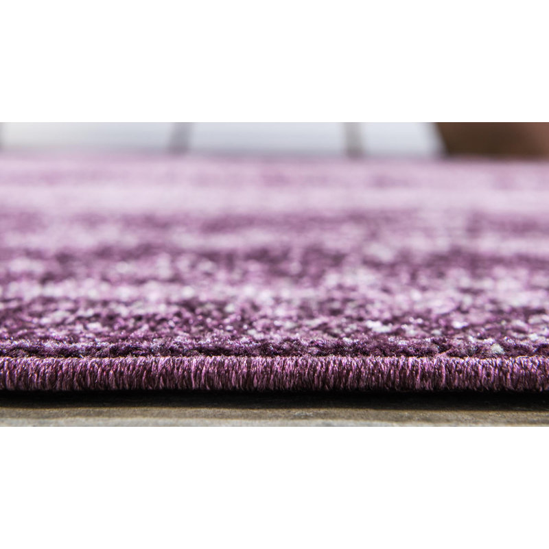 Tapis mauve Roshaunda, Tapis de couloir 2 pi x 6 pi