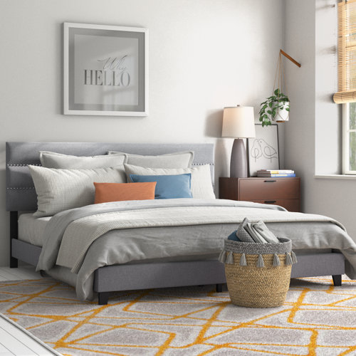 Zipcode Design™ Bedias Upholstered Platform Bed & Reviews | Wayfair