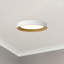 Nix 9-in Black dimmable LED Flush Mount-609115614