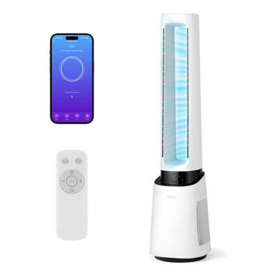 Vonhaus Bladeless Tower Fan With Wifi