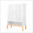 Grid Double Door Shoe Cabinet-457716464
