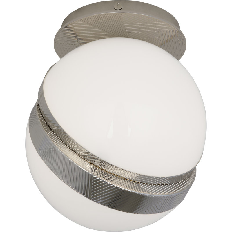 Brut 1 - Light Flush Mount, Polished Nickel