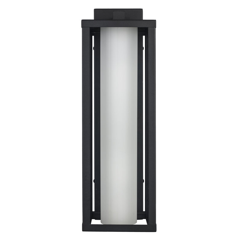 Mercer Black Outdoor Wall Lantern, 18.74" H x 6.7" W x 5.9" D