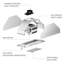 36” 500CFM Convertible Insert Range Hood-115234756