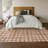 Premium Machine Washable Prisco Salmon Rug-145331156
