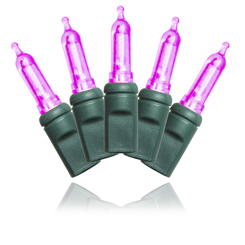 Outdoor 70 - Bulb 275'' Plug-in String Lights String Light, Pink