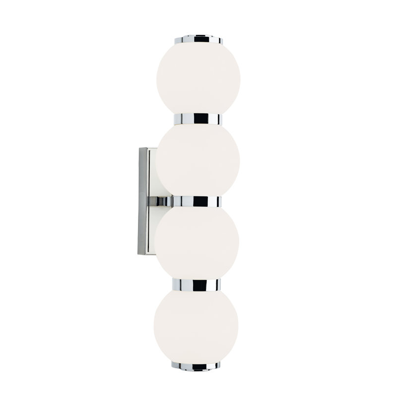 Applique murale intégrée haute DEL Celeste 24 po - Chrome, Chrome