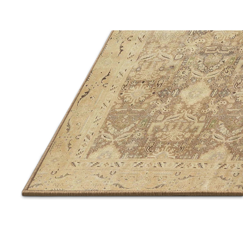 Tapis oriental beige / brun, Rectangle 7 pi x 10 pi