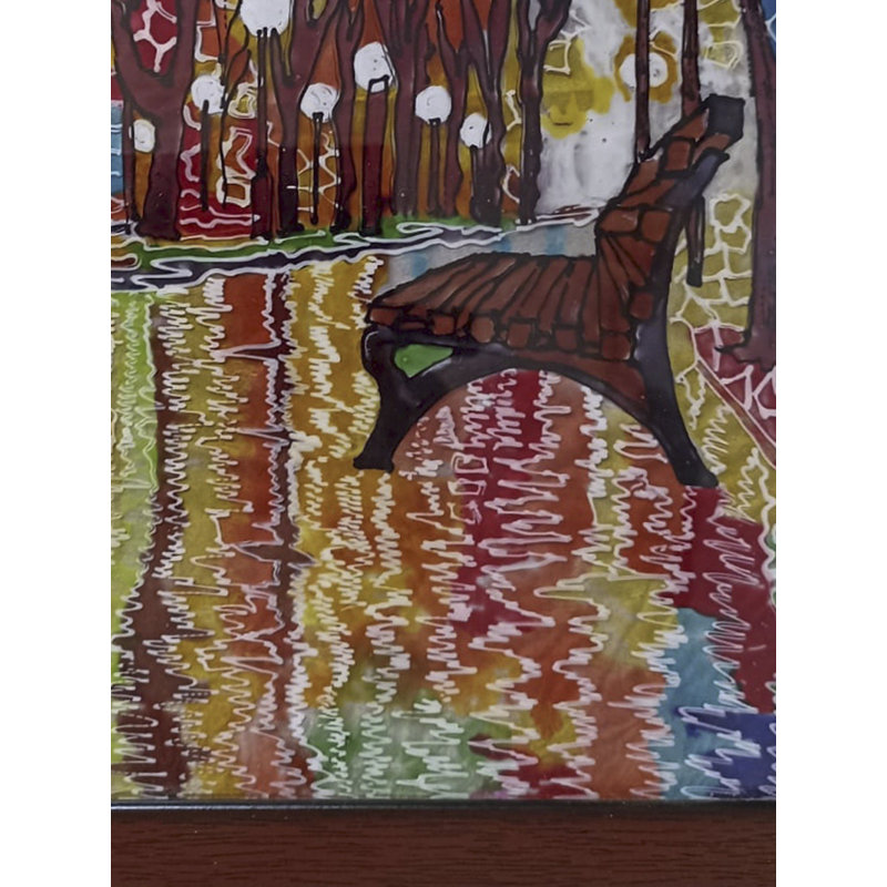 Chemin d'automne | Aquarelle par Abhishek Kumar