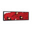 «Red I (Pansies)», impression sur toile-29483464-73552299