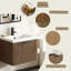 Maxbano 24" Floating Bathroom Vanity with Single White Sink-100995267-111553586