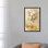«Still Life Study Flowers and Fruit I», reproduction de peinture à l'aquarelle sur toile tendue