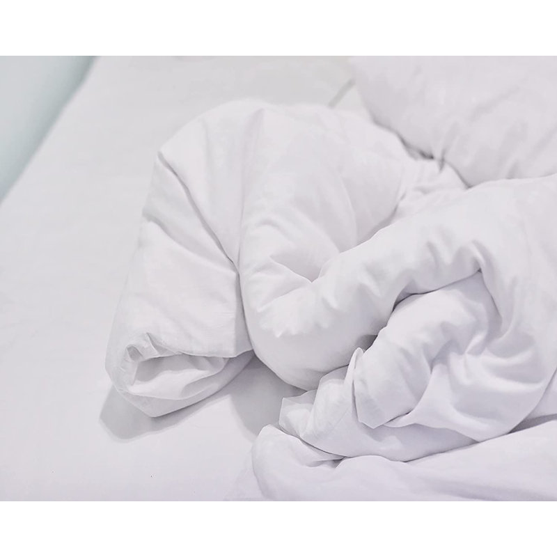 NightComfort 1 Tog Polycotton Hollowfibre Duvet, Kingsize