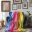 Mystical Rainbow Fantasy - Couverture sherpa de qualité supérieure 1 pièce-676646175