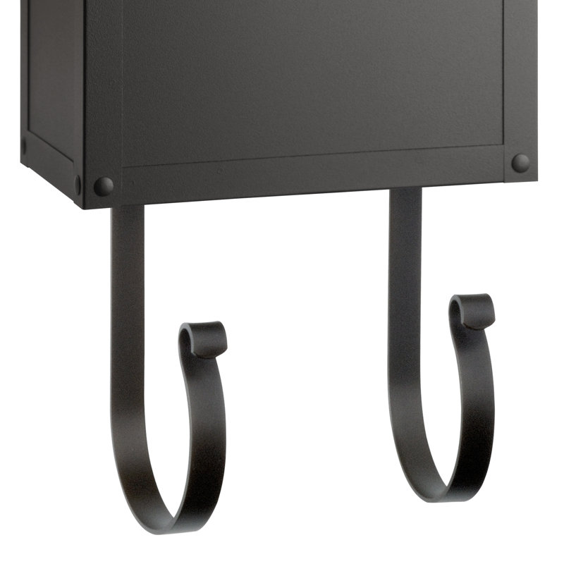 Porte-papier de support pour boîte aux lettres rotatif reflex, Bronze architectural